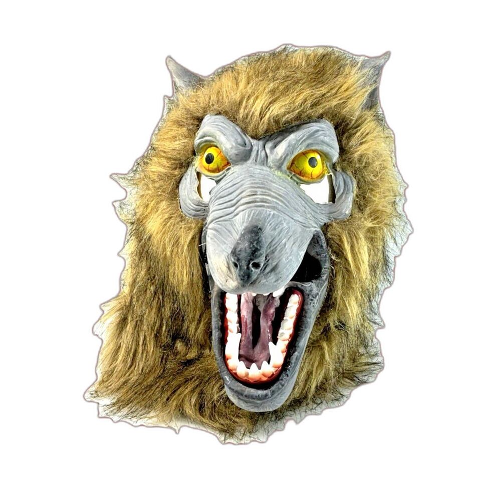 Suit Yourself Halloween Werewolf Hairy Rubber Full Head Mask